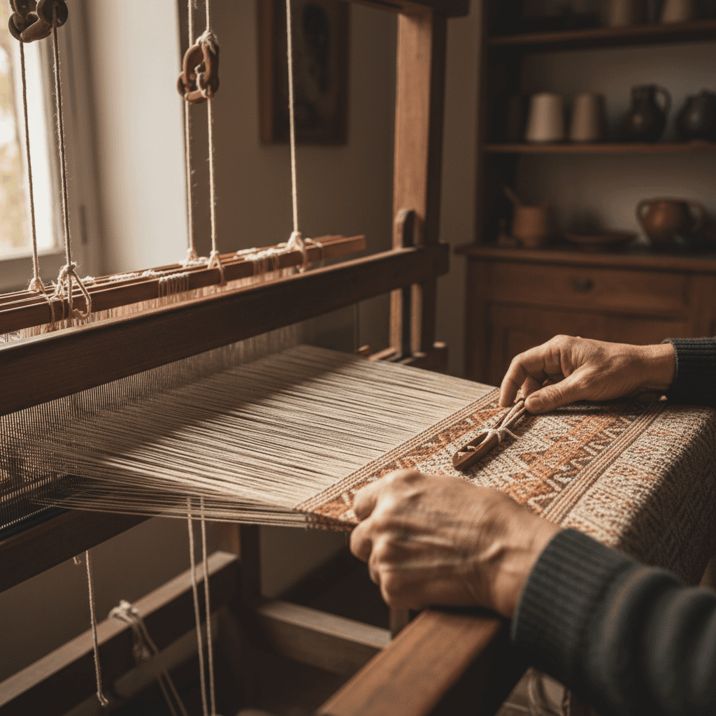 Pantaloni a palazzo in lino belga riciclato